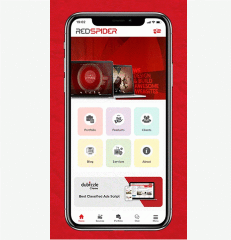 RedSpider - Mobile App web design project by RedSpider Dubai