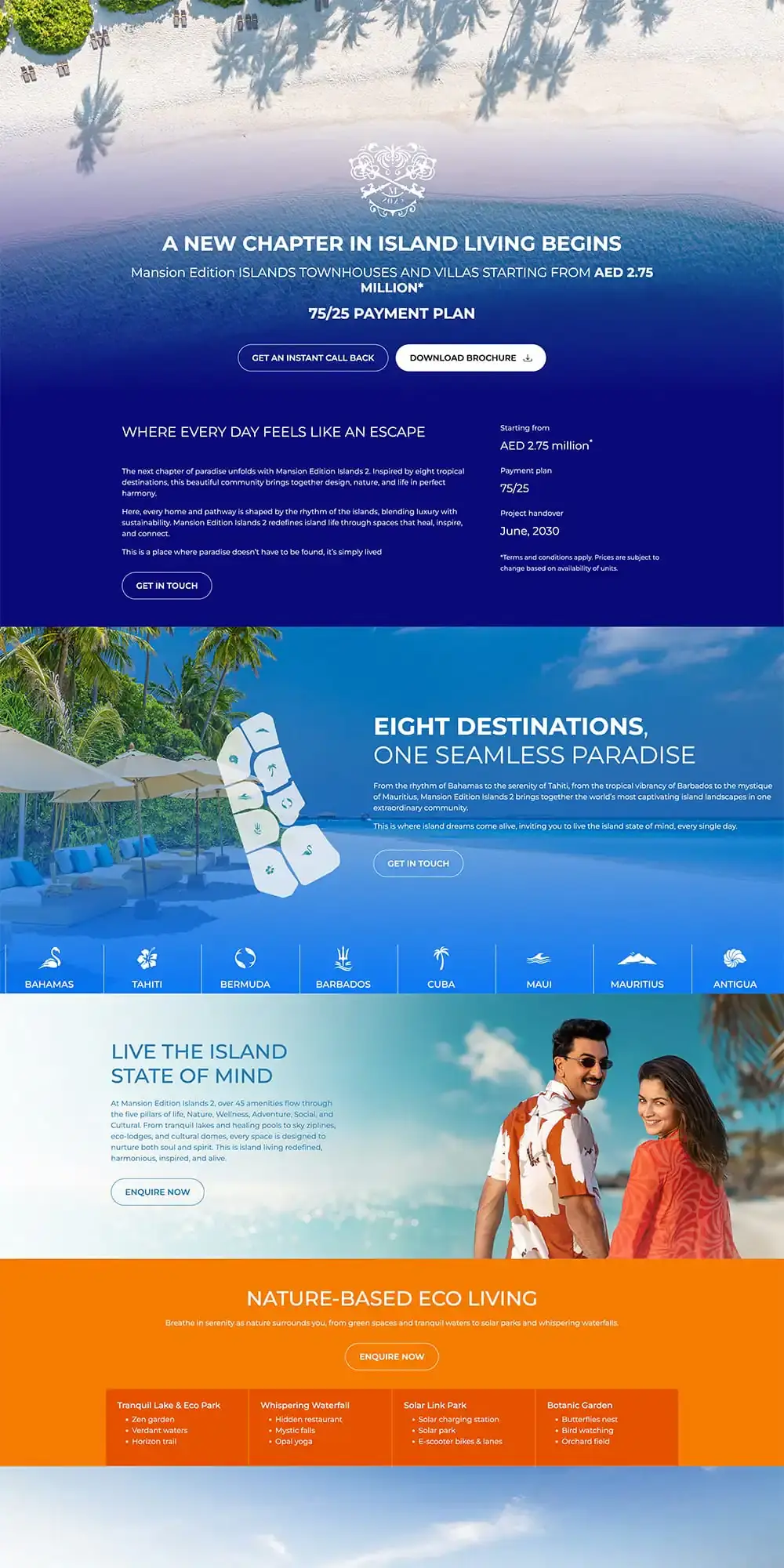 Offplan Project Landing Page 1 web design project by RedSpider Dubai