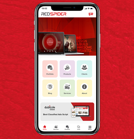 RedSpider – Mobile App