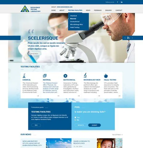 GeoScience Testing Lab