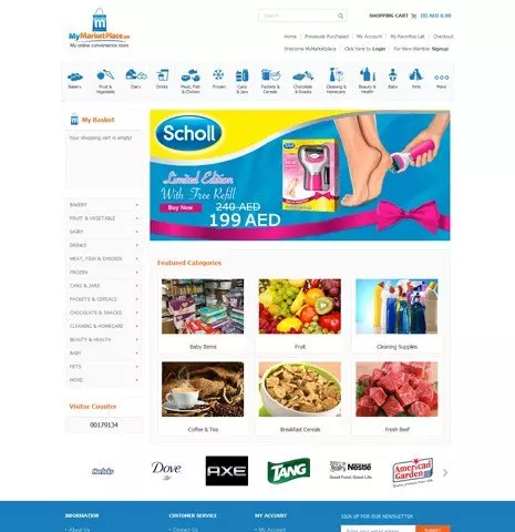 Market Place Shopping Cart