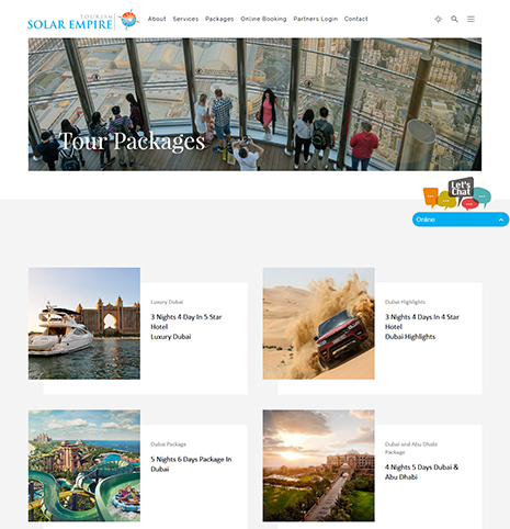 Solar Empire Tourism Dubai