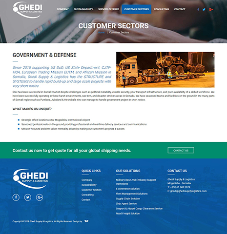 GHEDI Supply and Logistics