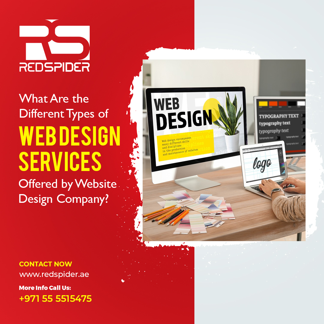 What Are the Different Types of Web Design Services Offered by Website Design Company?