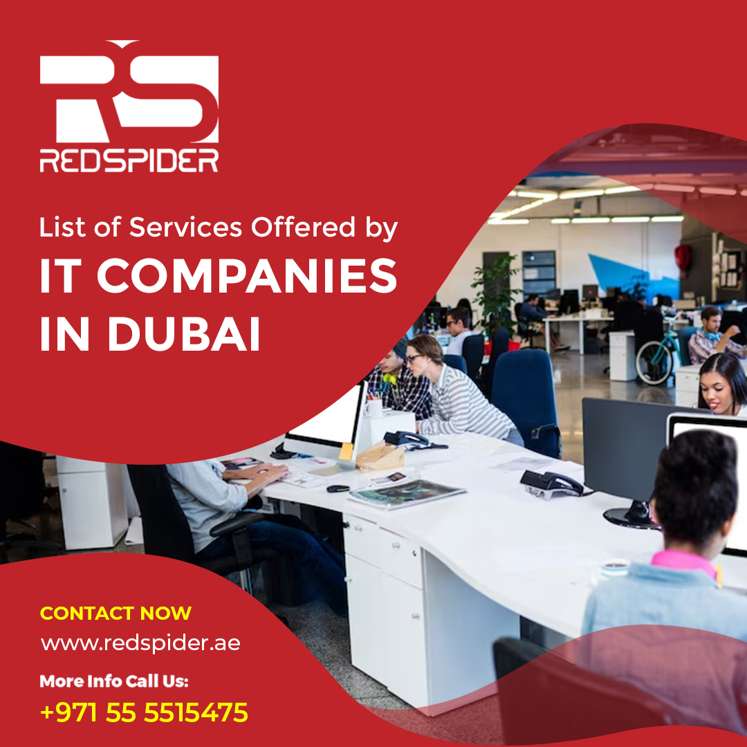 List of Services Offered by IT companies in Dubai