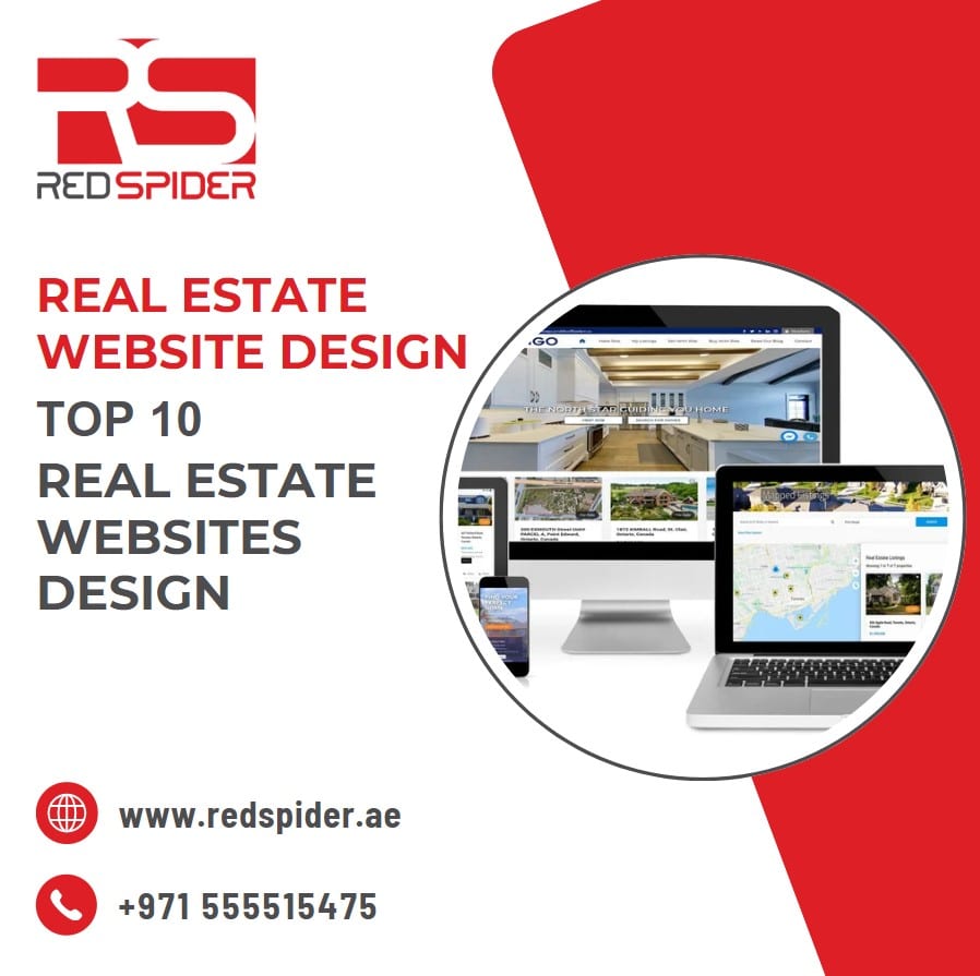 real estate web design Dubai