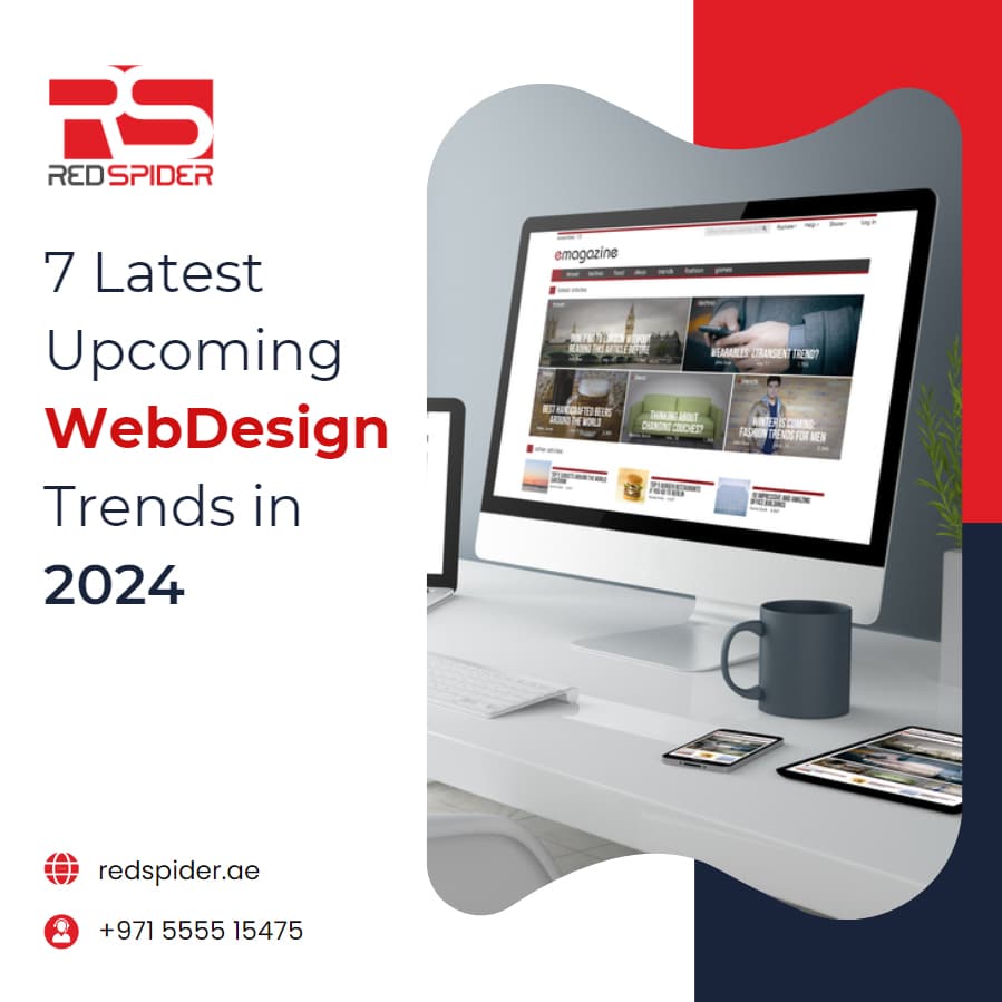 7 Latest Upcoming Web Design Trends in 2024