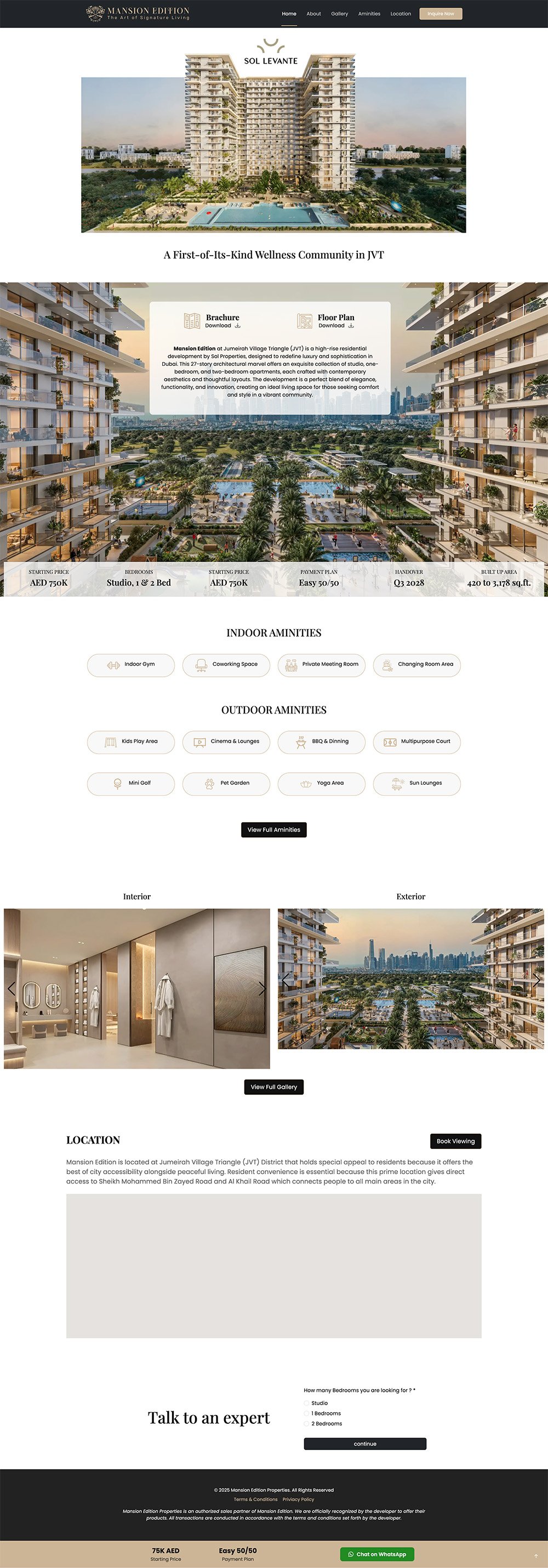 Offplan Project Landing Page 2