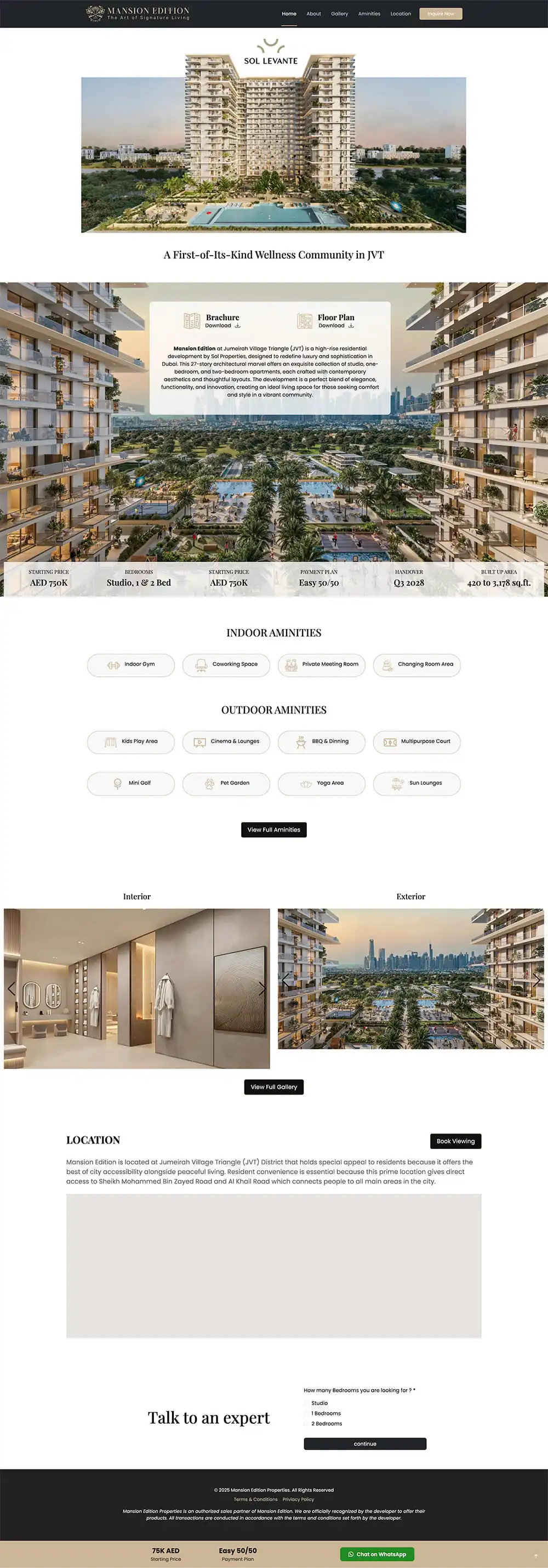Offplan Project Landing Page 2