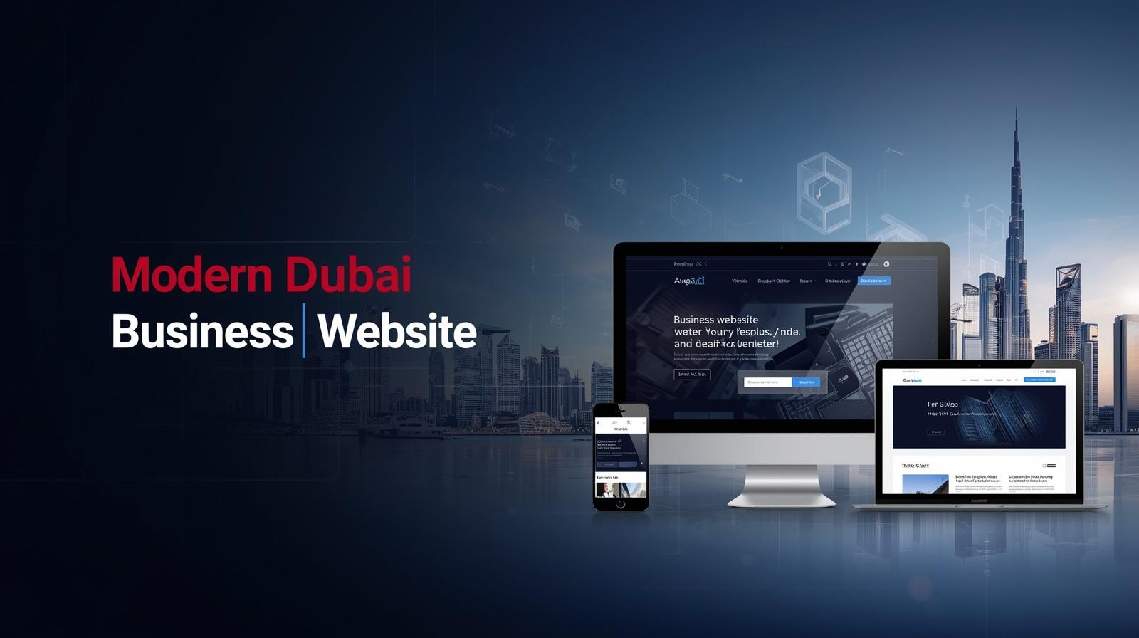Modern Dubai Business Website