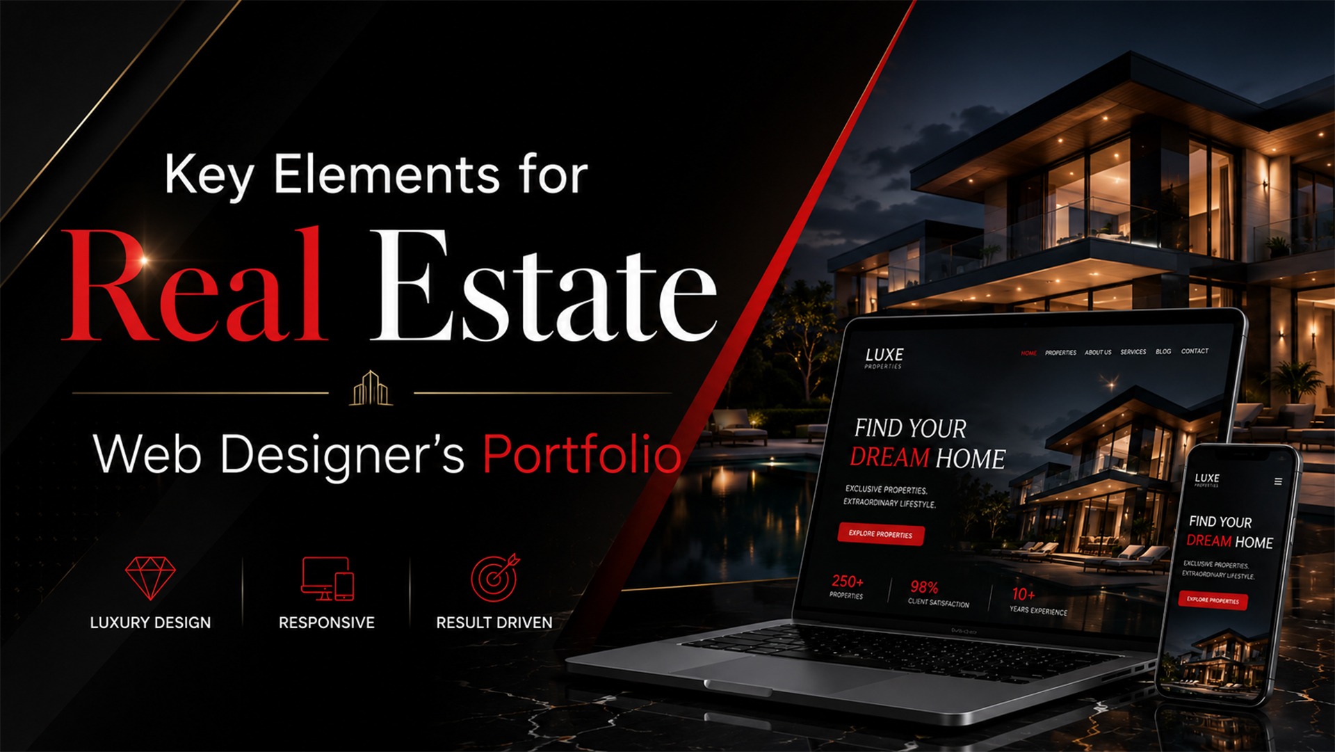 What Are the Key Elements to Look for in a Real Estate Web Designer’s Portfolio?