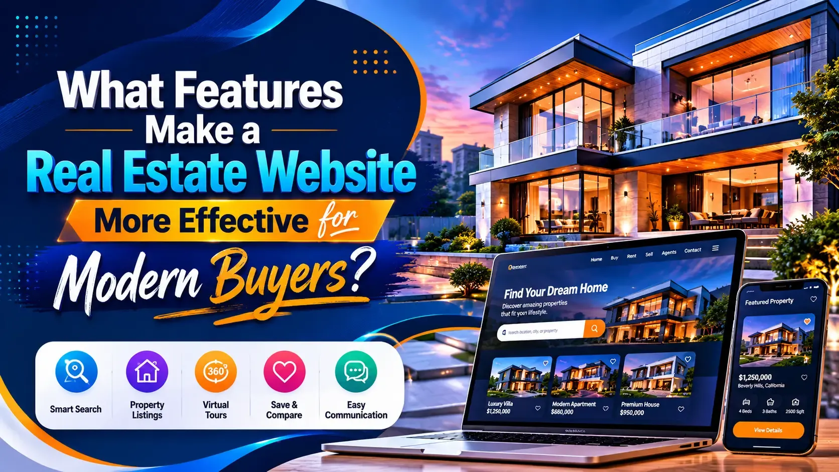 Modern Real Estate Website Development