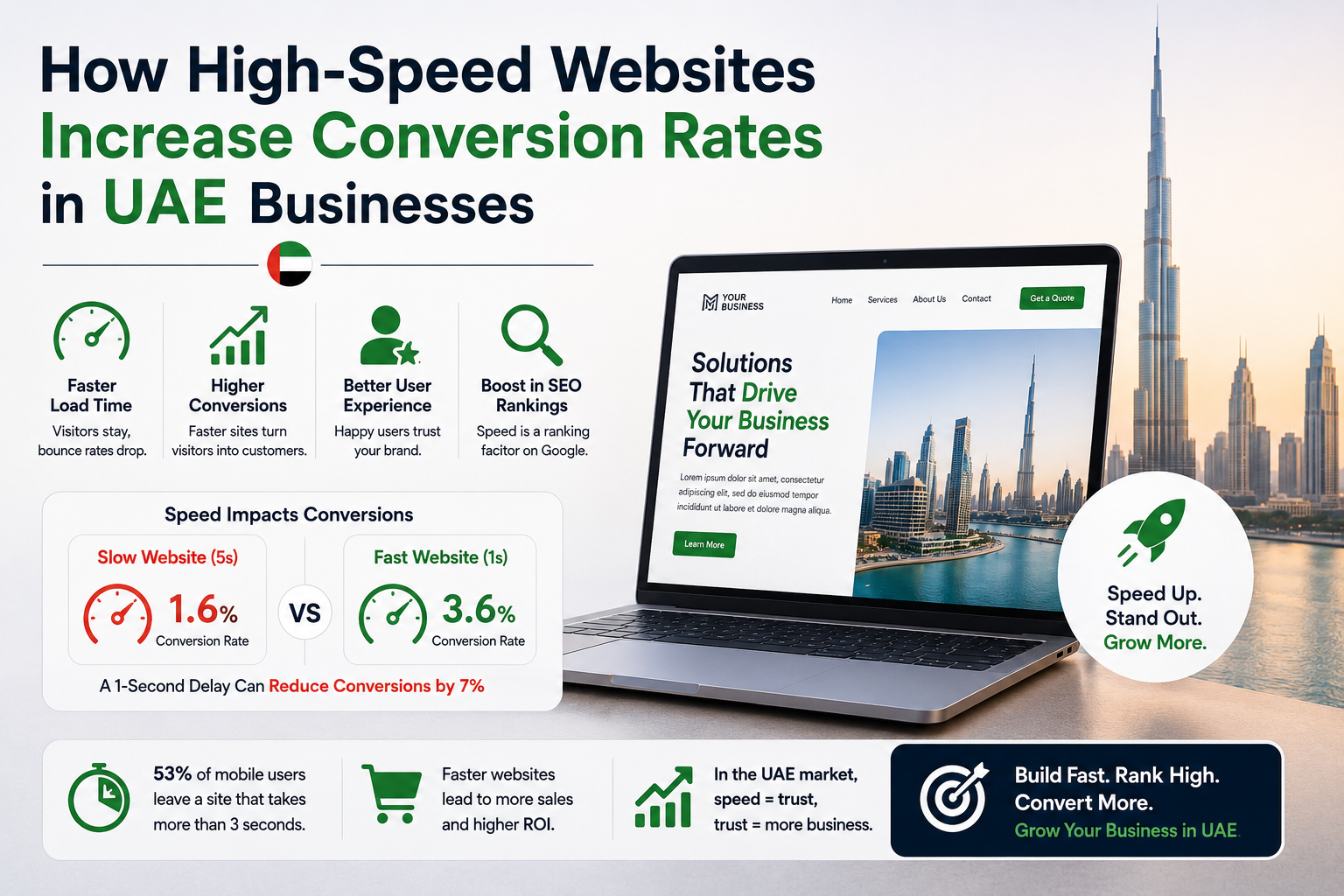 How High-Speed Websites Increase Conversion Rates in UAE Businesses