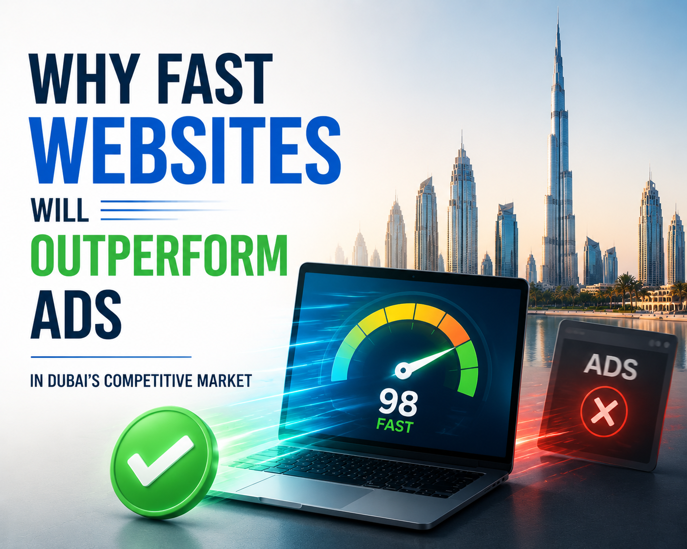 Why Fast Websites Will Outperform Ads in Dubai Competitive Market