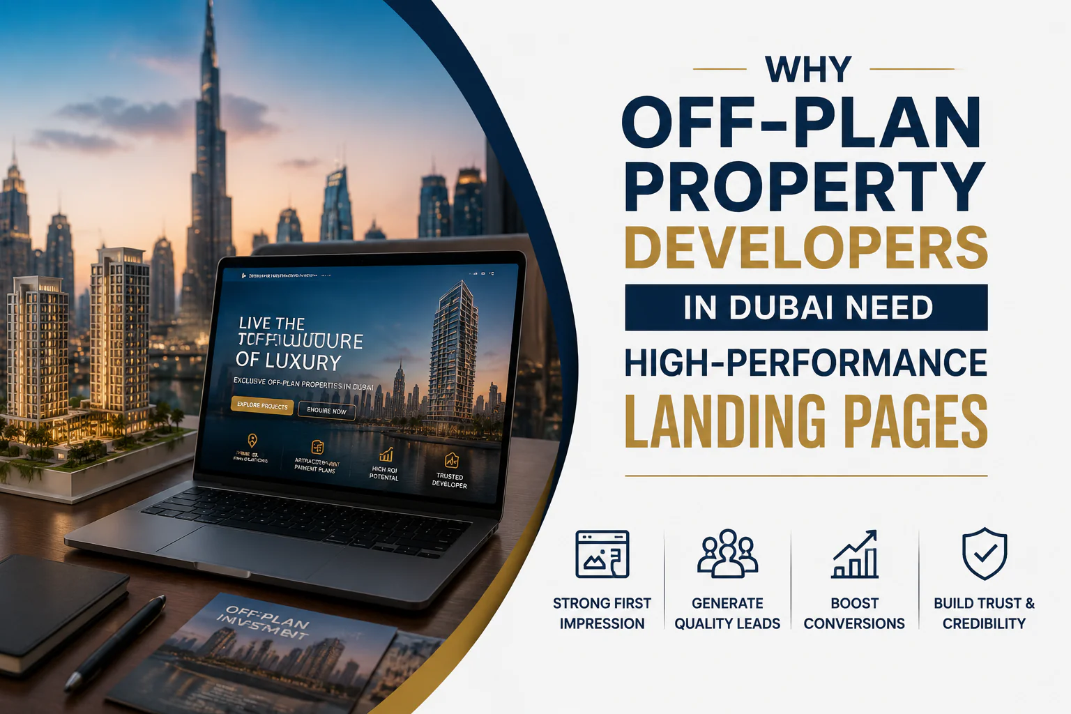 Why Off-Plan Property Developers in Dubai Need High-Performance Landing Pages