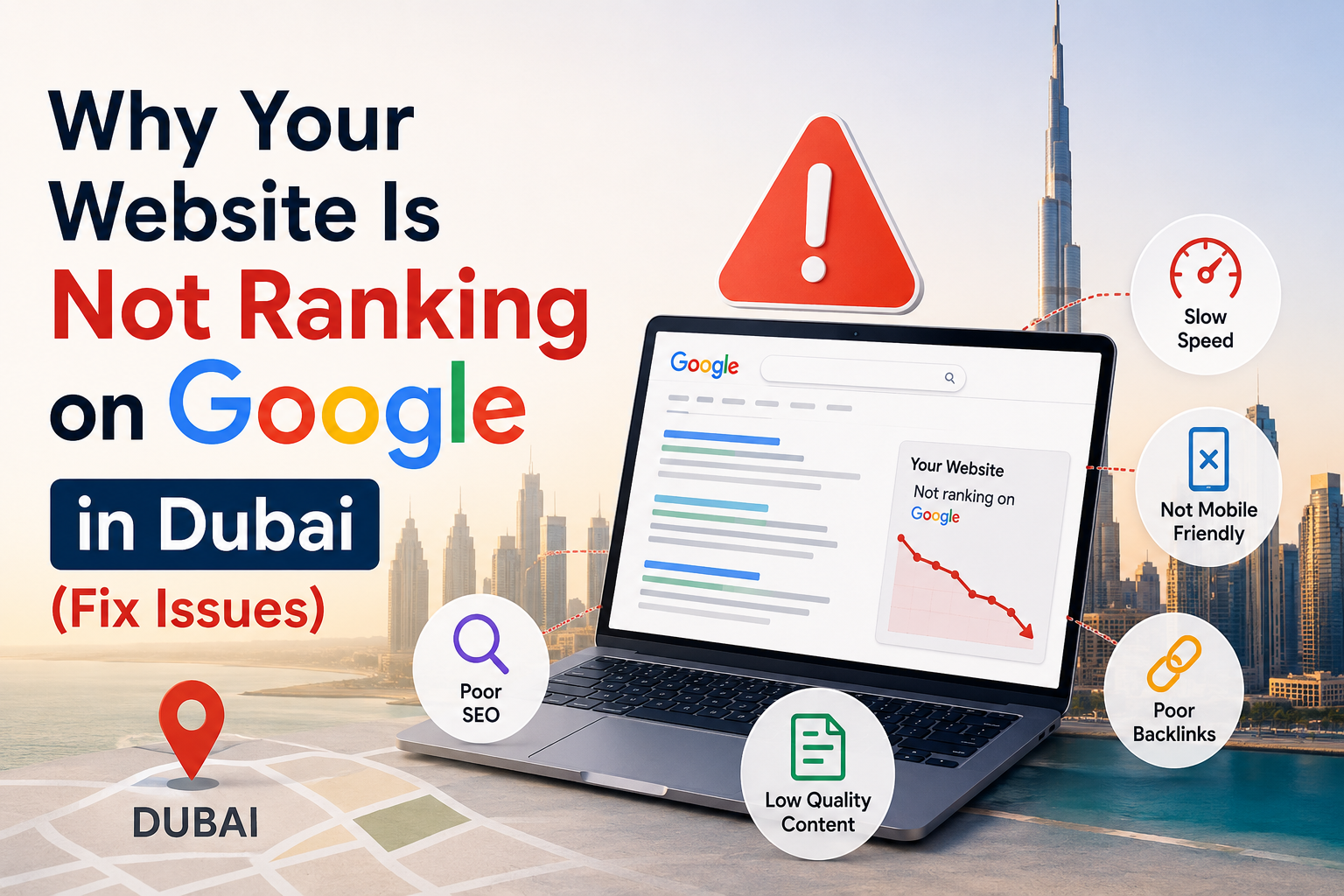Why Your Website Is Not Ranking on Google in Dubai (Fix These Issues)